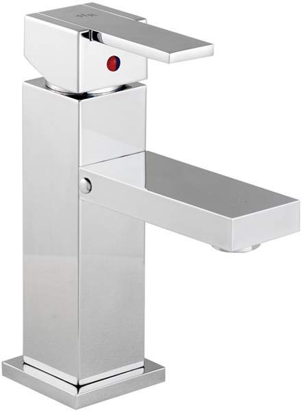 Hudson Reed Genna Mono Basin Mixer With Free Push Button Basin Waste.