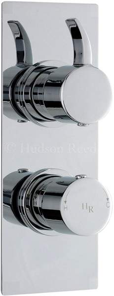 Hudson Reed Grace 3/4" Twin Thermostatic Shower Valve With Diverter.