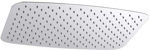 Hudson Reed Showers Soft Rectangular Fixed Shower Head (450x300mm).