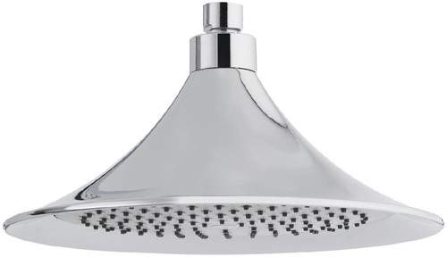 Premier Showers Round Shower Head (240mm, Chrome).