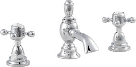 York 3 Tap Hole Basin Mixer + free pop up waste.