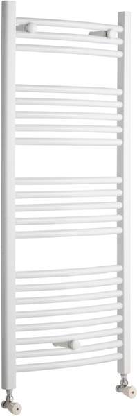 Towel Rails Curved Towel Rail (White). 500x1200mm. 2741 BTU.