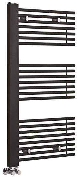 Hudson Reed Finesse Designer Towel Radiator. 1200x600 (Anthracite).