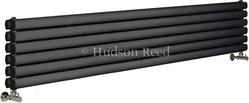 Hudson Reed Radiators Revive Radiator (Anthracite). 1800x354mm. 4609 BTU.