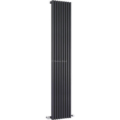 Hudson Reed Radiators Parallel Designer Radiator (Anthracite). 342x1800mm.