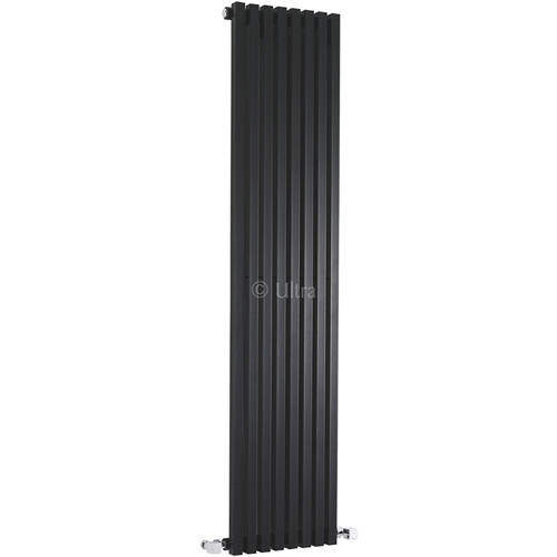 Hudson Reed Radiators Kenetic Radiator (Black). 360x1800mm.