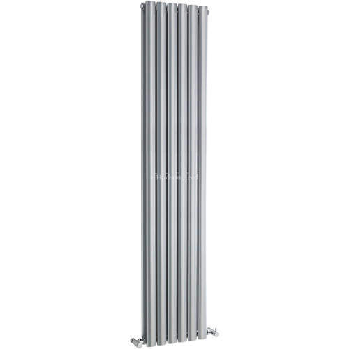 Hudson Reed Radiators Revive Radiator (Silver). 354x1800mm. 4677 BTU.