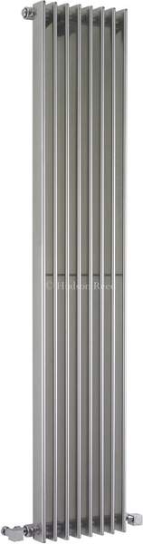 Hudson Reed Radiators Fin Radiator (Silver). 304x1500mm. 4367 BTU.