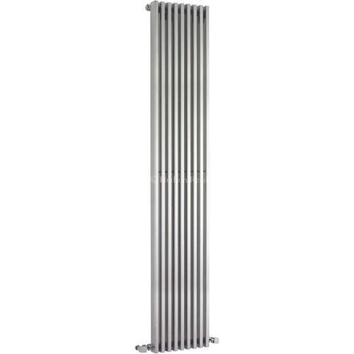 Hudson Reed Radiators Parallel Designer Radiator (Silver). 342x1800mm.