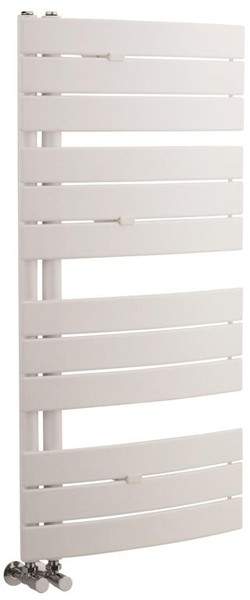 Hudson Reed Elgin Designer Towel Radiator. 1080x550 (White).