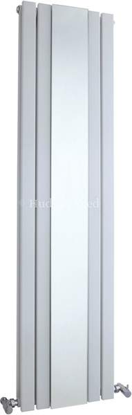 Hudson Reed Radiators Sloane Mirror Radiator (White). 381x1500mm.