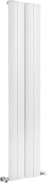 Hudson Reed Rapture Bowed Vertical Radiator. 1800x375 (White).