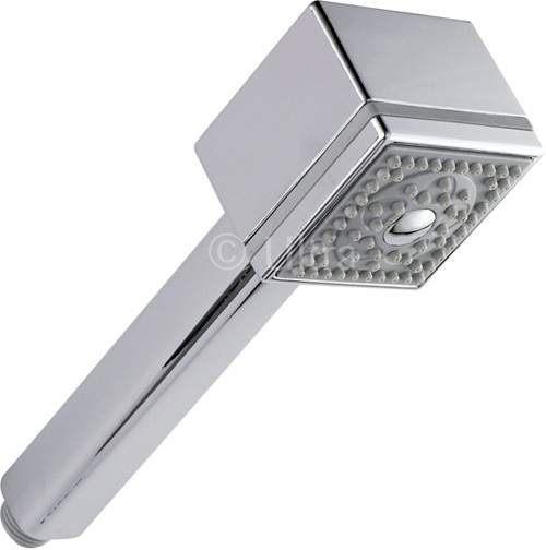 Component Square Shower Handset (Chrome).