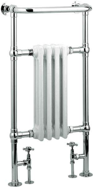 HR Traditional Earl Radiator (Chrome). 495x945mm. 1874 BTU.