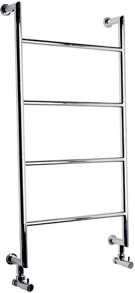 HR Series 102 heated towel rail (chrome). 505x930mm. 710 BTU