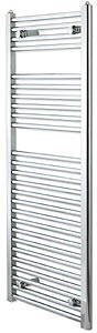 Towel Rails Flat heated towel rail (chrome). 500x1150mm. 1905 BTU.