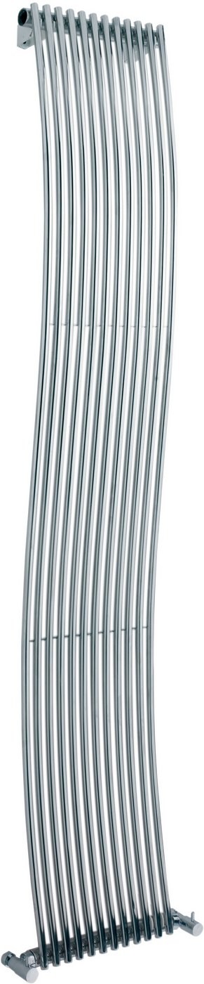 HR Pro Series Wave designer radiator (chrome). 330x1790mm. 1100 BTU