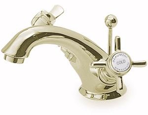Ultra Beaumont Luxury Mono Basin Mixer & Pop-up Waste (Gold, Special Order)