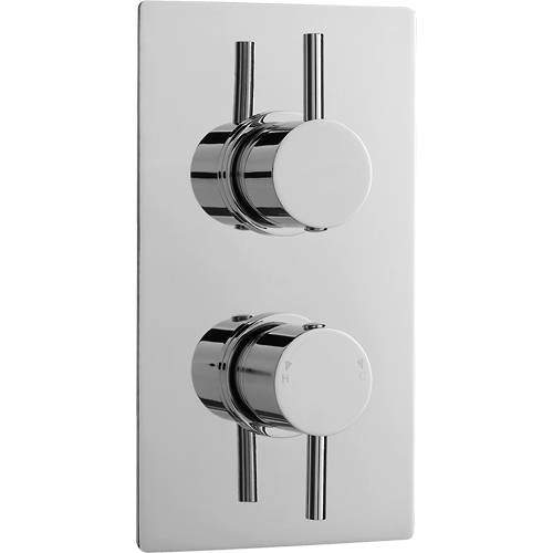 Nuie Showers Pioneer Thermostatic Shower Valve With ABS Trim (2 Outlets).