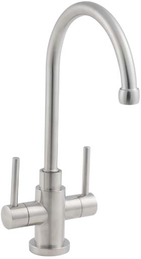 Hudson Reed Kitchen Pro cruciform stainless steel kitchen mixer