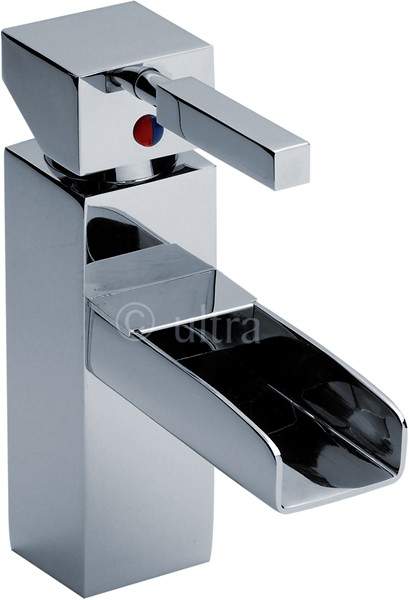 Ultra Lagoon Waterfall Basin Tap (Chrome).