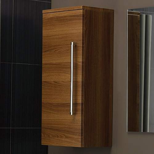 Hudson Reed Grove Storage Cabinet (Walnut). Size 350x800mm.