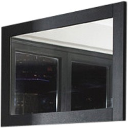 Hudson Reed Contrast Bathroom Mirror (Black Frame). 900x600mm.