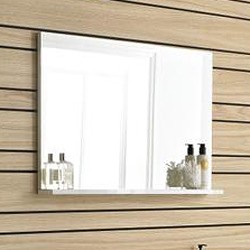 Hudson Reed Vanguard Bathroom Mirror With Shelf 900x600mm.