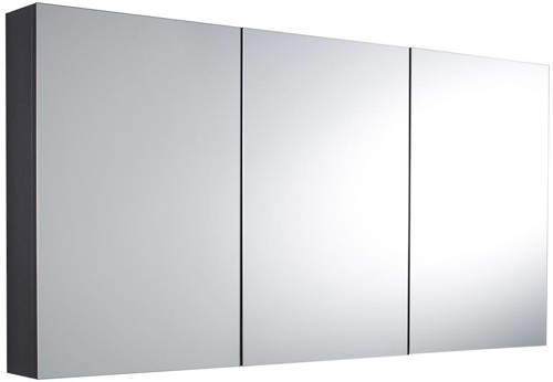 Hudson Reed Quartet Quartet 3 Door Mirror Cabinet (1350x700mm).
