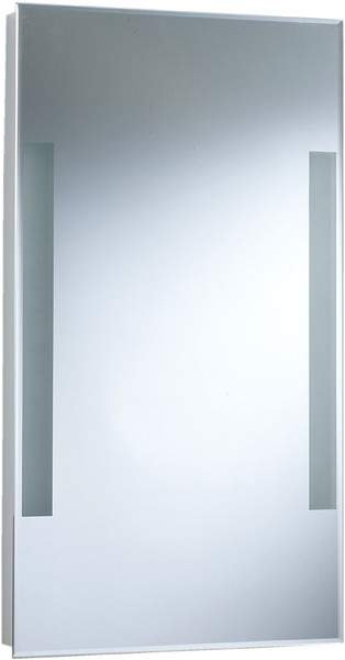 Hudson Reed Mirrors Aida Backlit Bathroom Mirror. Size 450x800mm.