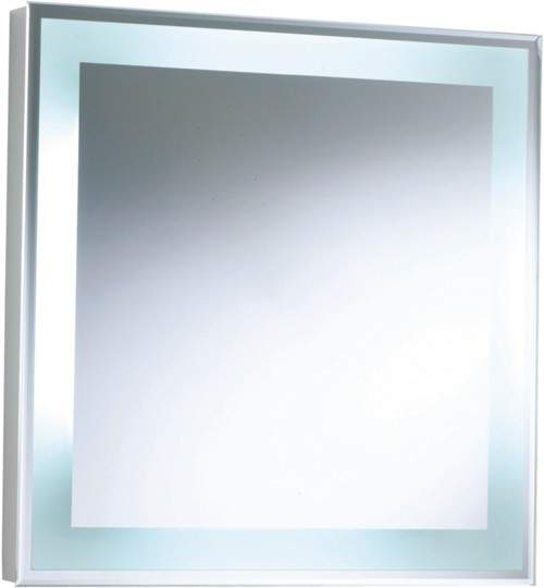 Hudson Reed Mirrors Figaro Backlit Bathroom Mirror. Size 550x550mm.