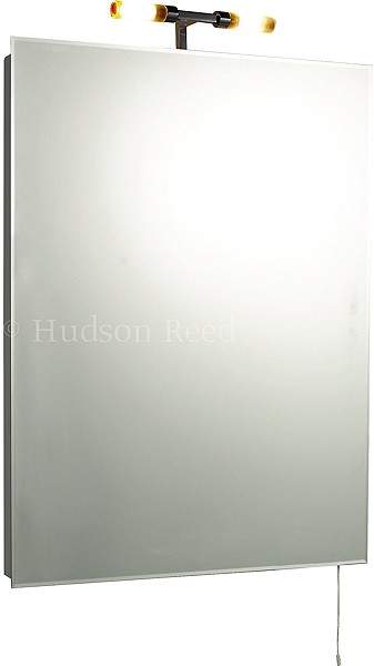 Hudson Reed Mirrors Clarity Mirror With Lights & Shaver Socket 600x800mm.