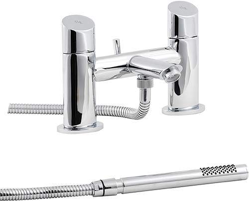 Hudson Reed Cera Bath Shower Mixer with Shower Kit.