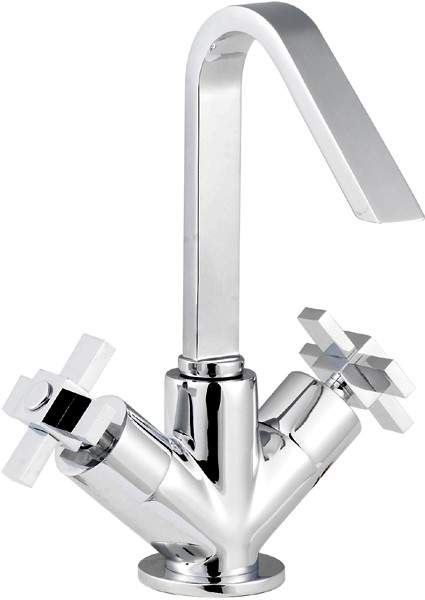 Ultra Mantra Mono Basin Mixer With Swivel Spout & Free Pop Up Waste.