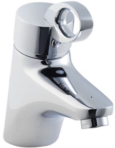 Ultra Iris Single lever mono basin mixer tap with pop-up waste.