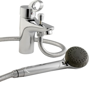 Ultra Iris Single lever mono bath shower mixer.