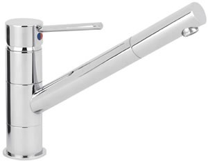 Ultra Minima Single lever kitchen tap (chrome)