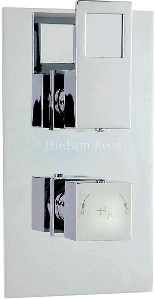 Hudson Reed Motif 3/4" Twin Thermostatic Shower Valve With Diverter.
