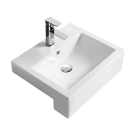 Hudson Reed Vessels Semi Recessed Basin 530mm (With Overflow).
