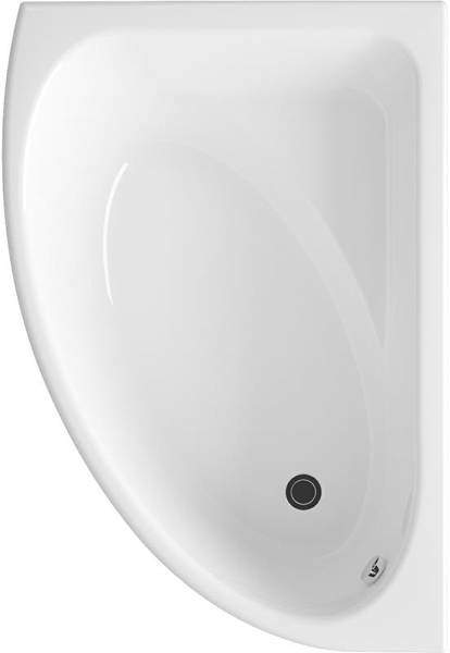 Nuie Luxury Baths Pilot Offset Corner Bath (Left Handed, 1500x1000mm).