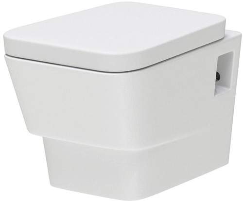 Premier Ceramics Wall Hung Toilet Pan & Seat.