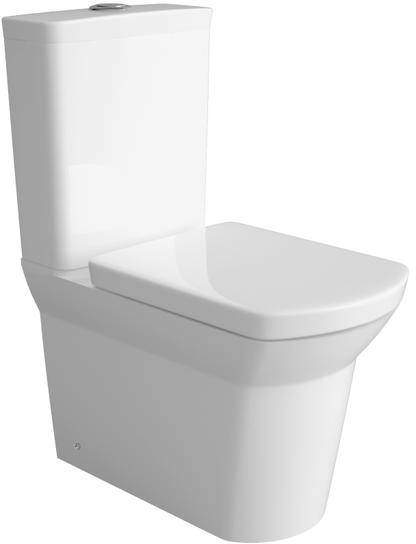 Premier Ceramics Clara Flush Toilet Pan With Cistern & Soft Close Seat.