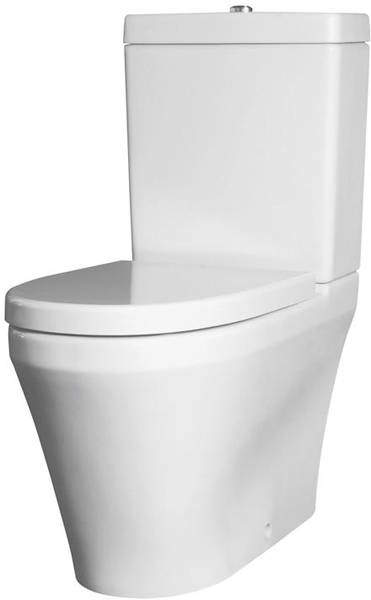 Premier Marlow Flush to Wall Toilet Pan With Cistern & Soft Close Seat.