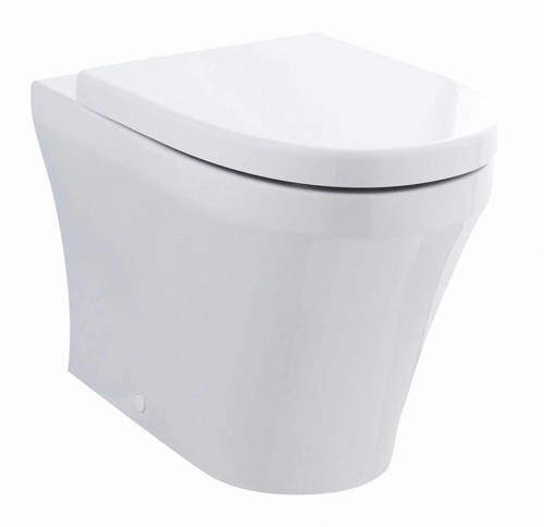 Premier Marlow Back To Wall Toilet Pan & Soft Close Seat.