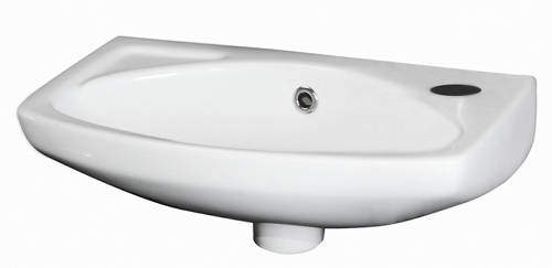 Premier Brisbane Wall Hung Basin (450mm, 1 Tap Hole).