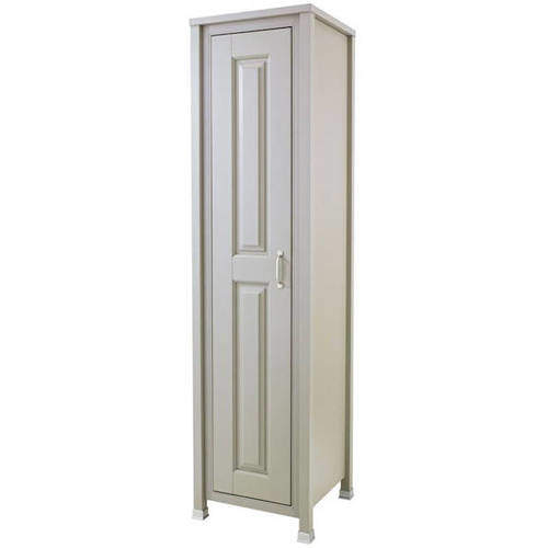 Old London Furniture Tall Bathroom Storage Unit 450mm (Stone Grey).