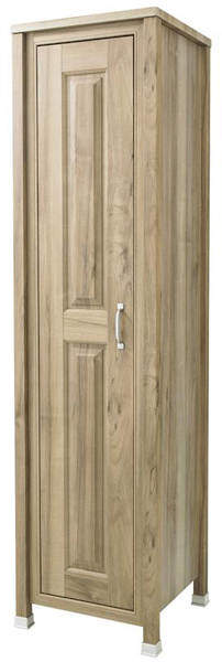 Old London Furniture Tall Bathroom Storage Unit 450mm (Walnut).