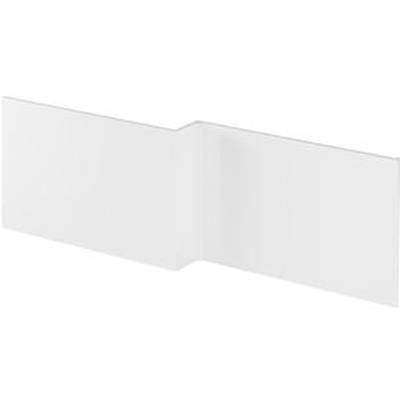 Hudson Reed Baths 1700mm Front Square Shower Bath Panel (White).