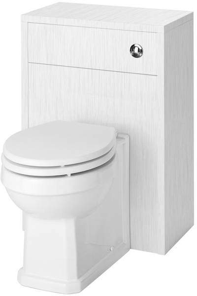 Old London York Back To Wall WC Unit 500mm (White).