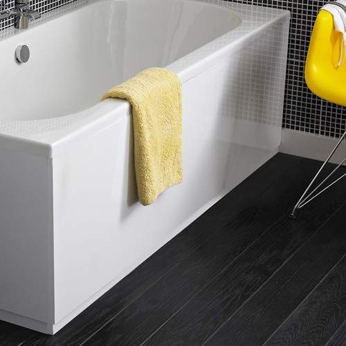 Hudson Reed Bath Panels 1400mm Side Bath Panel (White, MDF).